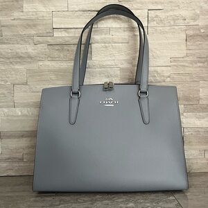 Coach Tatum Sky Blue Women's Tote Bag